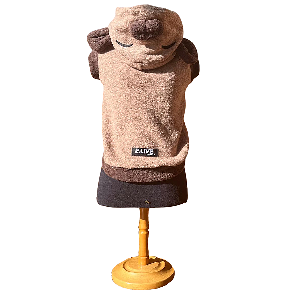 Casaco Soft Capivara C/Capuz Caramelo - Blive - 348930