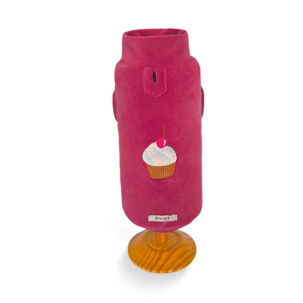 Blusa Plush Cupcake Bordô - Beepet - 811493