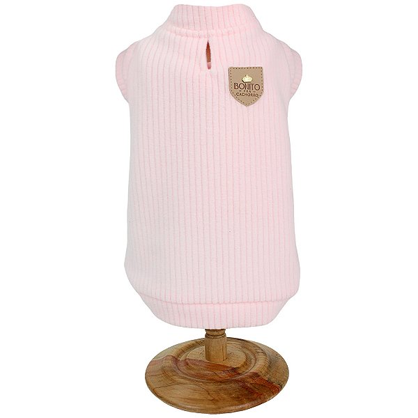 Blusa Canelada Rosa - Bonito pra Cachorro - 341327
