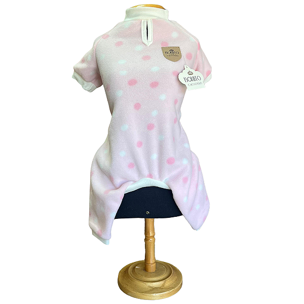 Macacão Soft Rosa Claro - Bonito pra Cachorro