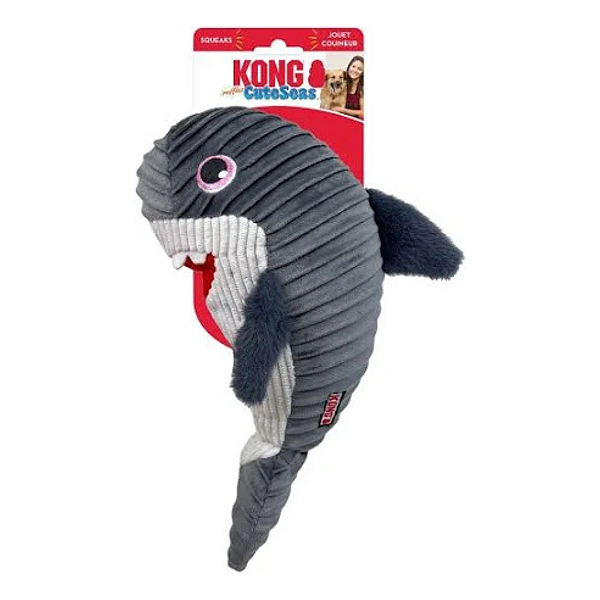 Pelúcia Texturizada Tubarão C/Apito CuteSeas - Kong - 153040