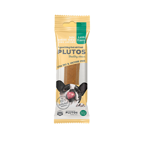 Mordedor Natural Queijo e Cordeiro Extra Grande 125g - Plutos - 556315
