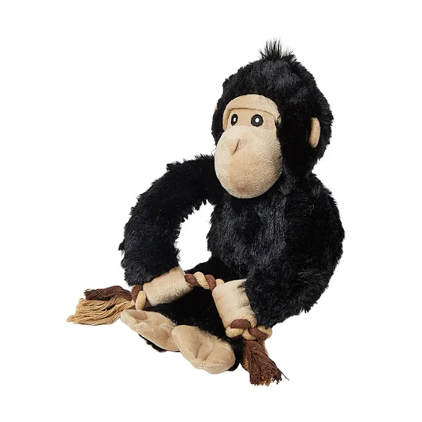 Brinquedo Pelúcia Gorila com Apito e Corda 37cm - Fofos