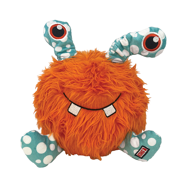 Brinquedo Pelúcia Jumbo Whipples Laranja com Apito 20cm - Kong