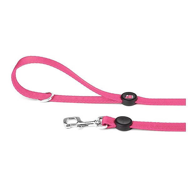 Guia para Cães Fita Rosa Neon Memopet 110cm - My Family