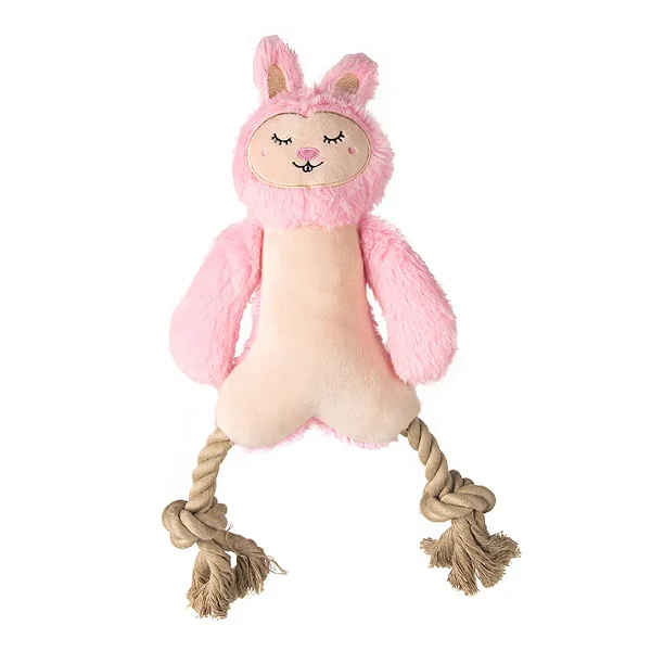 Brinquedo de Pelúcia com Corda e Apito - Fofos