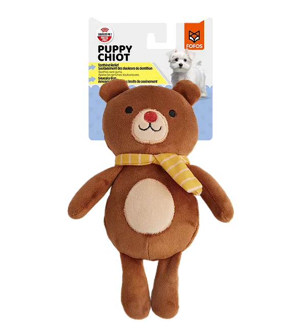 Brinquedo Pelúcia Urso com Apito - Fofos