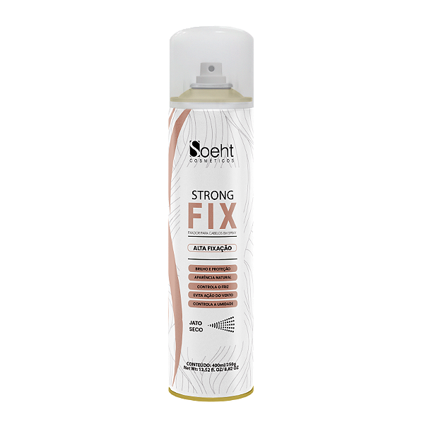 FIXADOR DE CABELO 400ml ( ALTA FIXAÇÃO ) - STRONG FIX