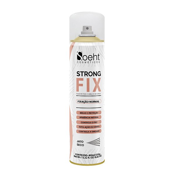 FIXADOR DE CABELO 400ml ( FIXAÇÃO NORMAL )- STRONG FIX