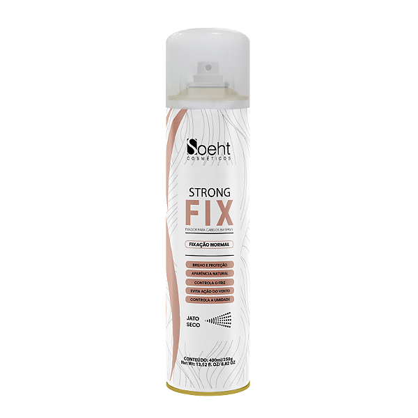 FIXADOR DE CABELO 400ml ( FIXAÇÃO NORMAL )- STRONG FIX