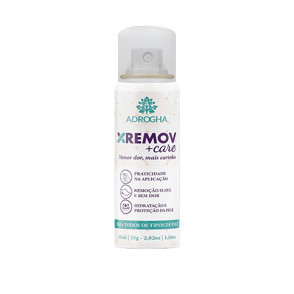 REMOVEDOR DE ADESIVOS E CURATIVOS REMOV+ CARE 60ml/33g