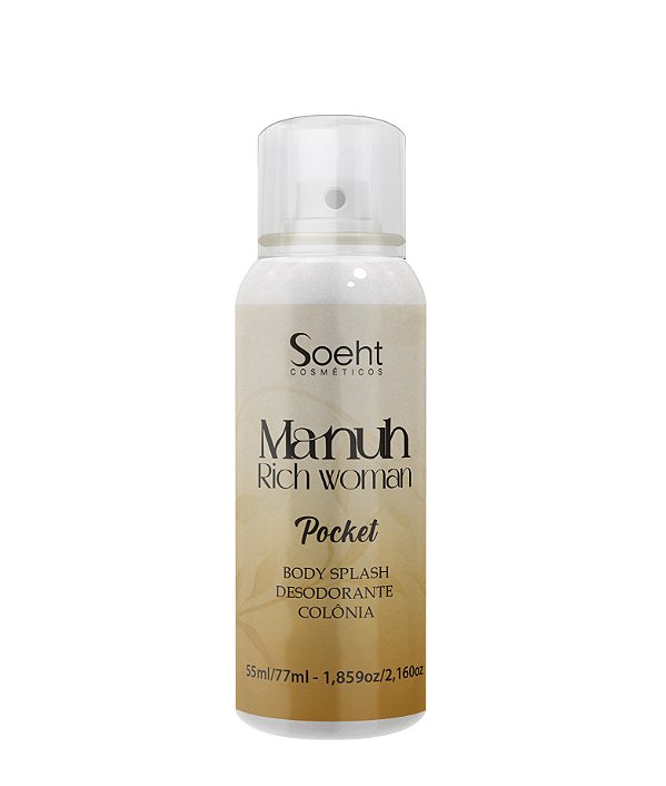 Manuh! Body Splash Pocket Rich Woman - Soeht Cosméticos