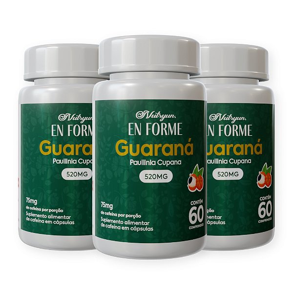 Guaraná - Kit com 03
