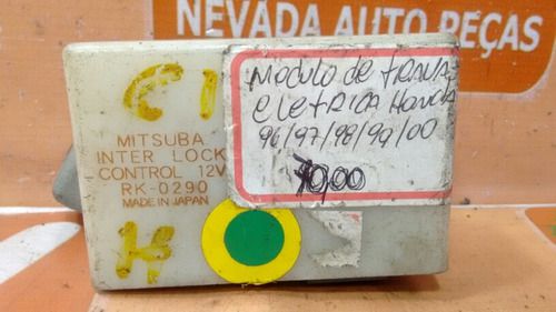Modulo Trava Eletrica Honda 96 97 98 99 00 Rk0290 H24/4