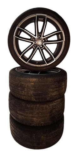 Jogo Roda Pneu Bom 256 40z R19 Audi A4 2016 2017 2018 2019