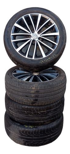 Jogo Roda Pneu Bom Vw Jetta Tsi 2011 2012  235 45 17