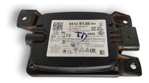 Modulo Ponto Cego Tras Dir Gm Equinox 2019 2020 2021