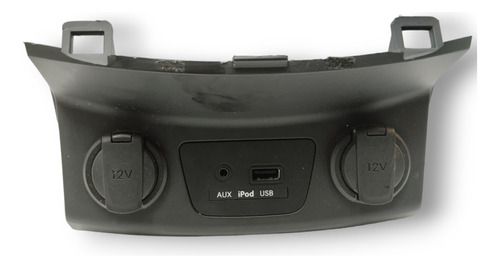 Moldura Tomada 12v Entrada Usb Aux Hyundai New I30 2015 2016
