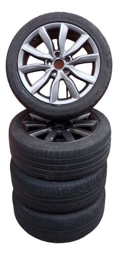 Jogo Roda Pneu Bom Audi A3 Sportback 2007 2008 225 45 R 17