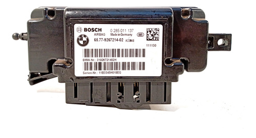 Módulo Impacto Colisão Acionado Bmw 118i 1.6 2012 2013 2015