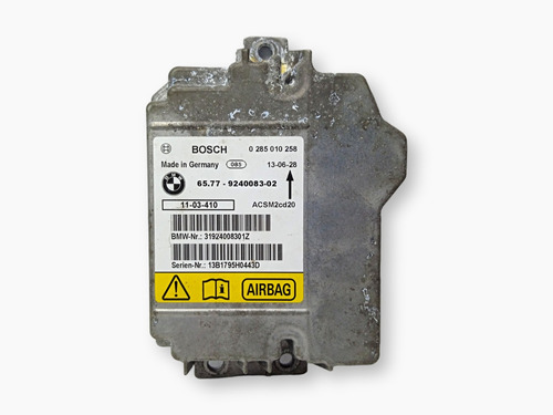 Modulo Impacto Colisão Acionado Bmw X6 2013 2014 2015