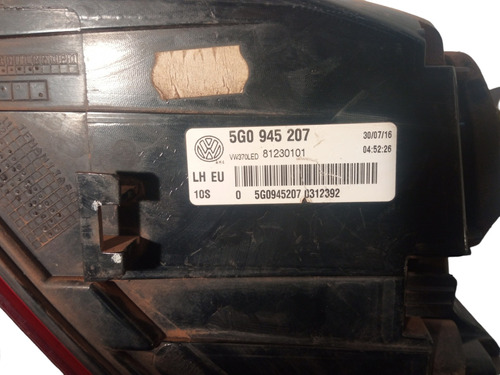 Lanterna Esquerda Volkswagen Golf Gti 2.0 2013 2014 2015