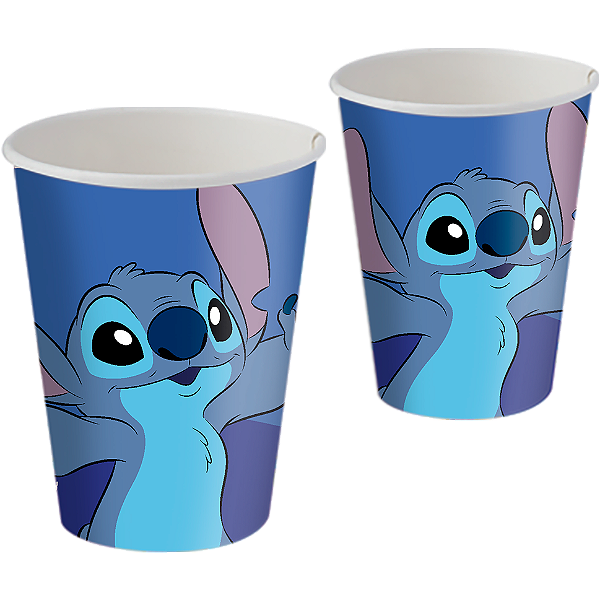Copo Papel Festa Stitch New 200ml c/8 unid. Festcolor / Mais Festa