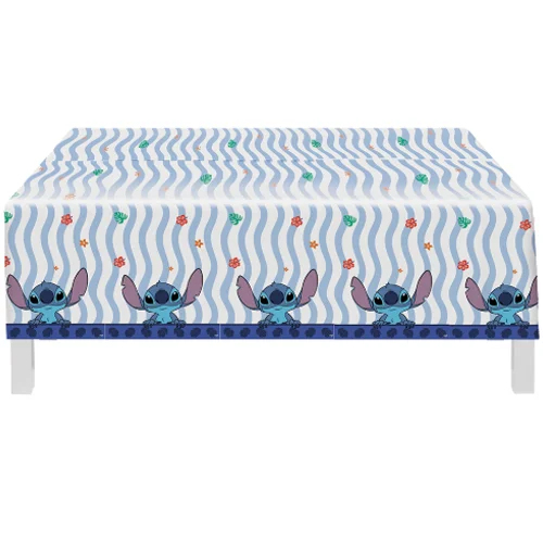 Toalha Plástica Mesa Principal Stitch New 200x140cm c/1 unid. Festcolor / Mais Festa