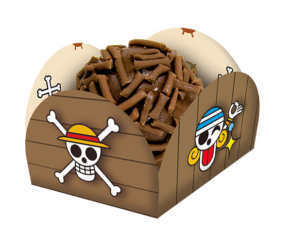 Porta Forminha para Doces Festa One Piece c/40 unid. Festcolor / Mais Festa