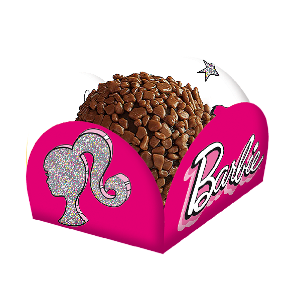 Porta Forminha para Doces Festa Barbie c/40 unid. Festcolor / Mais Festa