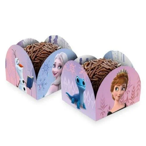 Porta Forminha para Doces Festa Frozen c/50 unid. Regina / Mais Festa