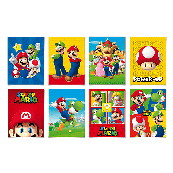 Cartaz Decorativo Super Mario Sortido 25X35 JG C/08