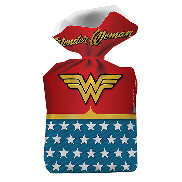 Sacola Plastica Mulher C/08 - Festcolor  / Mais Festa