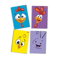 Quadros /  Cartazes Decorativos Festa Galinha Pintadinha 21cm x 31cm c/4 unid. Festcolor / Mais Festa