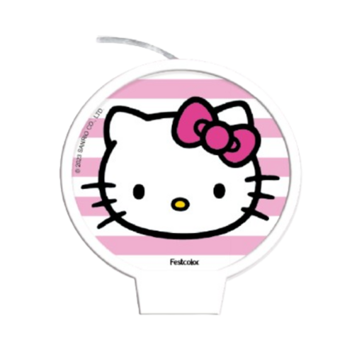 Vela Plana Hello Kitty C/01 Unidade