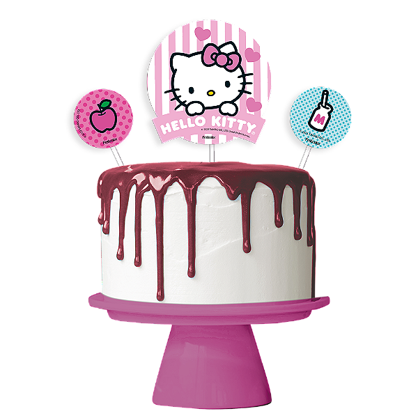 Kit Topo de Bolo Hello Kitty C/03 (112739)