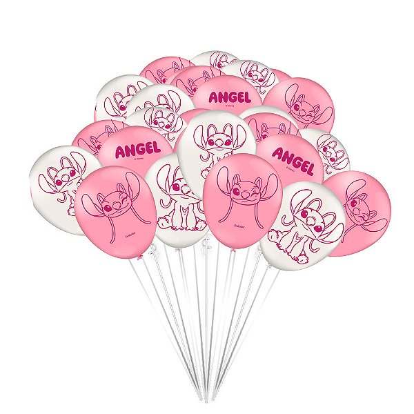 Balão Angel Stitch New 9" C/25 Unidades (112979)