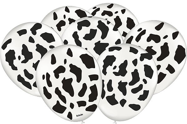 Balão Vaquinha  9" C/25 Unidades (116286)