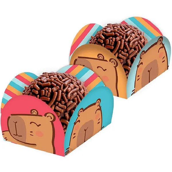 Porta Forminha Capivara C/40 Unidades (113191)
