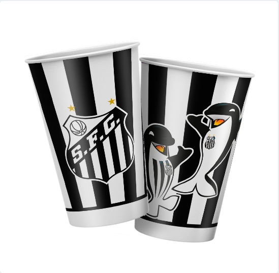 Copo Papel Santos 180ml Santos C/08 Unidades (114032.9)