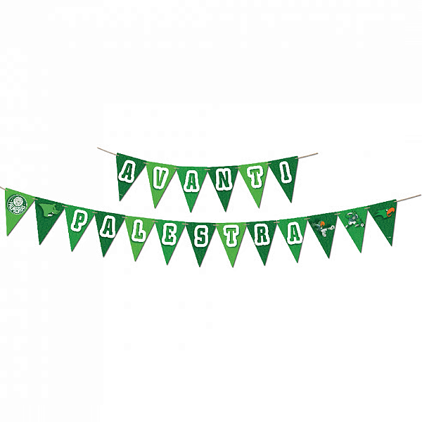 Faixa Decorativa Triangular Palmeiras C/01 Unidade (300177)