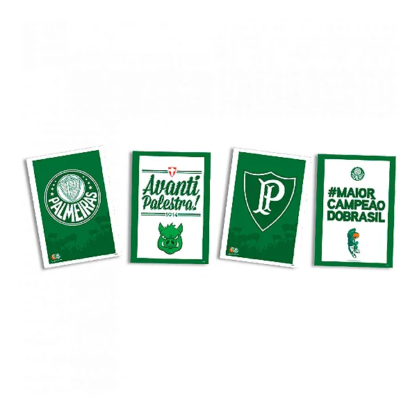 Quadro Decorativo Palmeiras C/04 Unidades (110500)