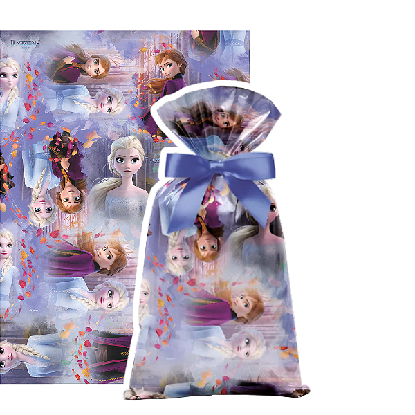 Saco Pra Lembrancinha Frozen 20x29 C/40 Unidades (99005302)