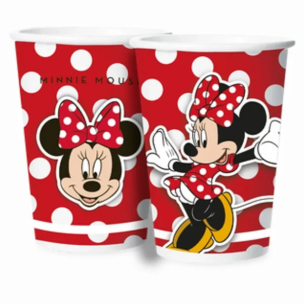 Copo Papel Minnie Red 180ml C/08 Unidades (119532.8)