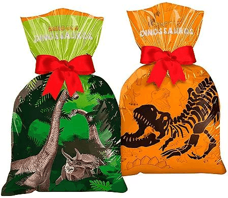 Sacola Plástica Dinossauros C/08 Unidades (105338.8)