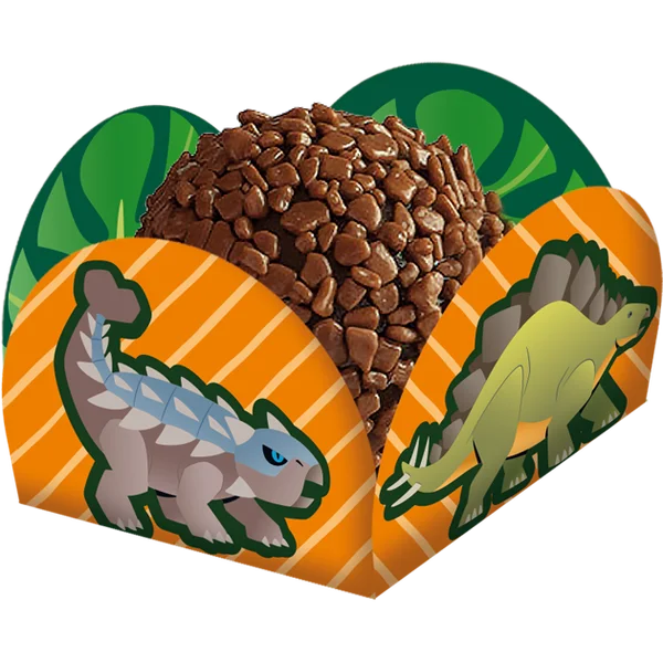 Porta Forminha Jurassic Play C/40 Unidades (1112688)