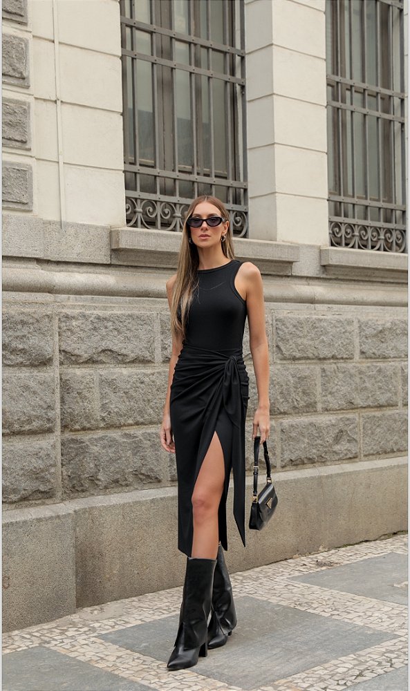 Vestido Body Glam Preto