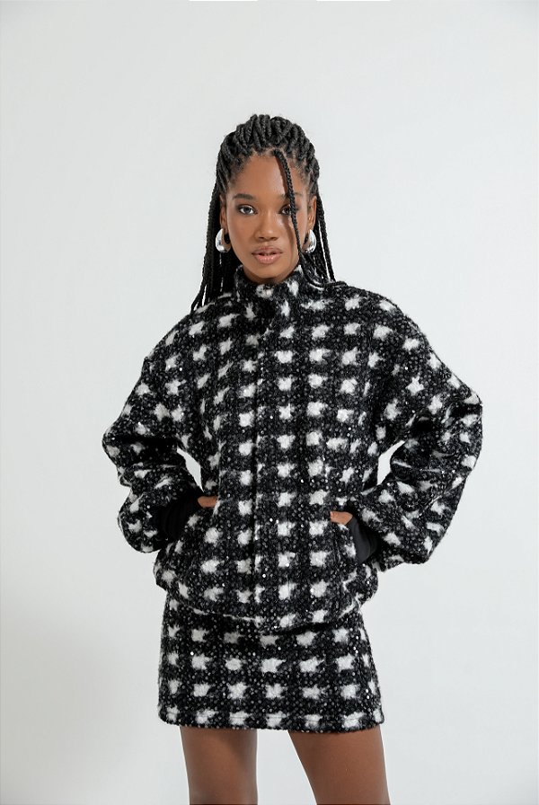 Jaqueta Bomber Paetê Luma