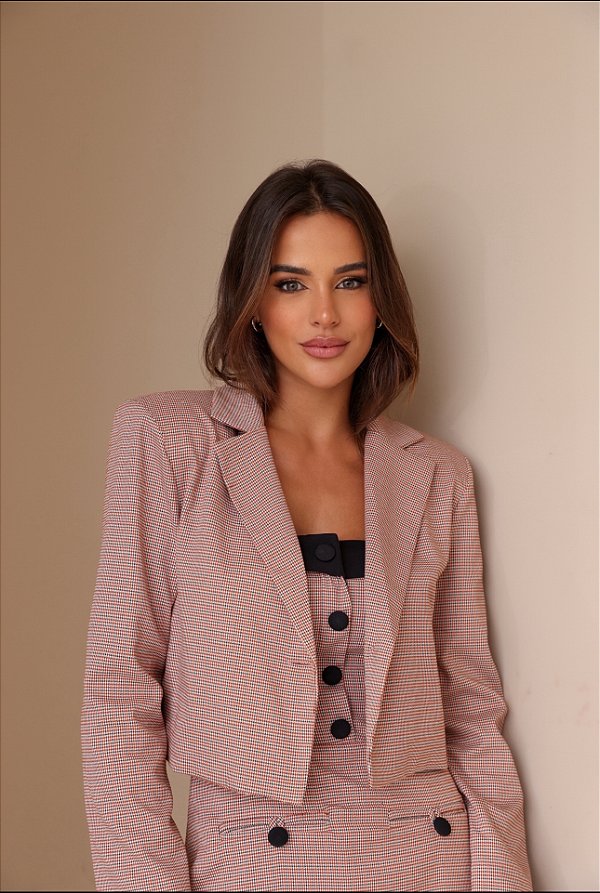 Conjunto Macaquinho com Blazer Romana