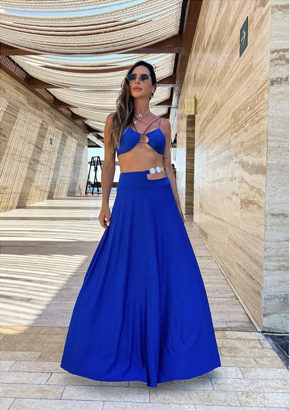 Conjunto Lamora Azul Royal